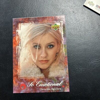 Jb3a Christina Aguilera, 2000 Upper Deck Reflection #39 So Emotional