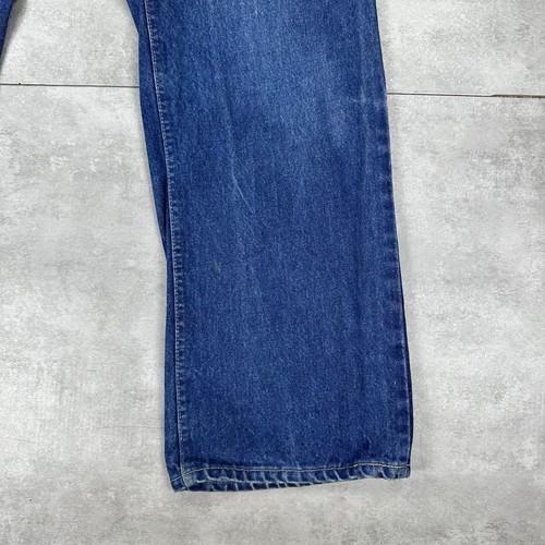 Vtg Lee Riders Denim Blue Jeans Size 36x31 Talon Zipper Union Made Leather Tag - Picture 6 of 24