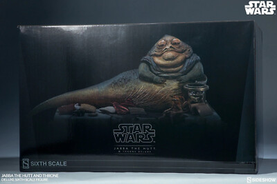 SIDESHOW STAR WARS JABBA THE HUTT AND THRONE DELUXE 12