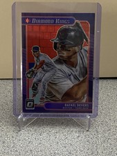 2021 Panini Donruss Optic Diamond Kings Pandora Purple Prizm 72/99 Rafael Devers