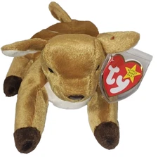 Ty Beanie Baby - WHISPER the Deer (6.5 Inch) NEW MWMTs Plush Stuffed Animal Toy