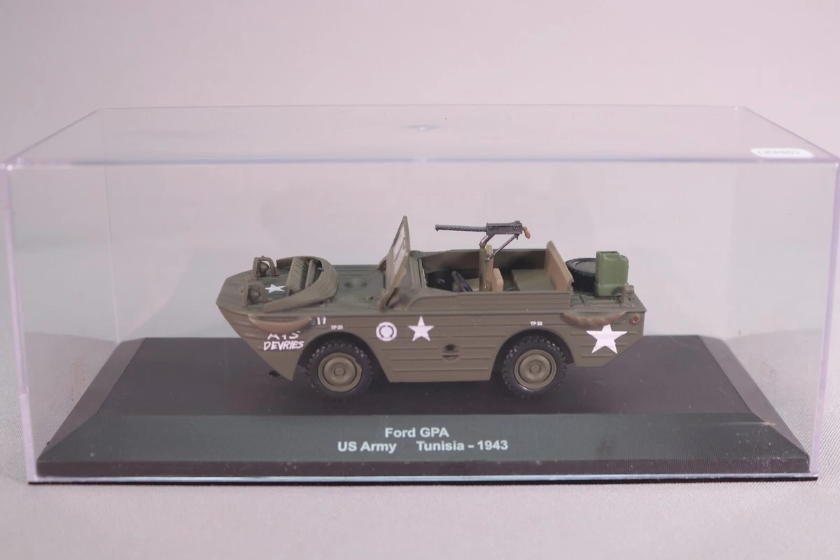 Praga V3S à Plateau avec Bâche Militaire Olive Vert Maquette de Voiture 1:43 4052176044360