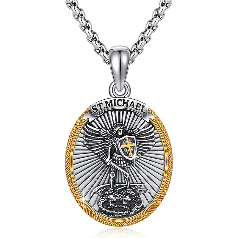 St michael the archangel necklace sale