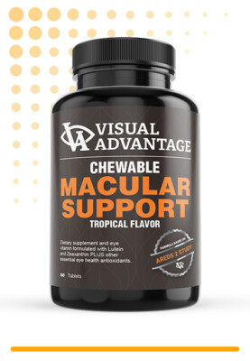 Chewable AREDS 2 Eye Vitamin, Visual Advantage  Macular Support Chewables (1-Mo)