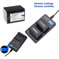 Battery NP-FV70 OR USB Charger for Sony Handycam NP-FV50 NP-FV30 DCR-DVD105