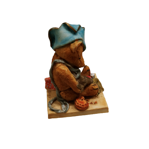 Two Figurines Forest Friends Sleigh Ride and Playful Bear Figurine Peter Fagan - Picture 7 of 13
