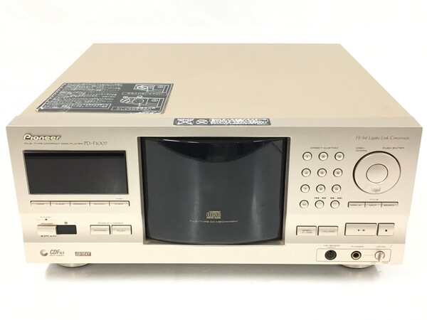 Pioneer PD-F1007 CDプレーヤー 世界最多 301枚（＊）のCDソフトを収納、再生するファイルタイプ