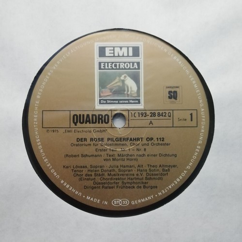 EMI 2 LP box 1C 193-28 842/43 Q: Schumann - Der Rose Pilgerfahrt / de Burgos - Picture 3 of 4