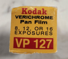 1970s New Vintage Kodak Verichrome Pan Film VP 127 Expired Sep 1974 Sealed NIB