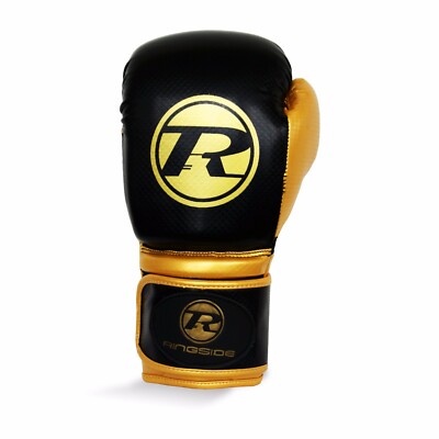 Ringside Pro Fitness Boxhandschuhe Erwachsene schwarz Sparring Handschuhe 10 12oz 14oz 16oz