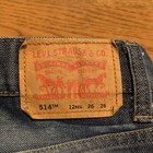 LEVIS Boys 514 Jeans Size 12 Straight Reg Regular Medium Wash 26x26 W26" denim  — photo 5