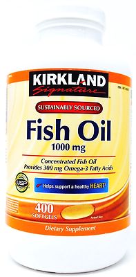 Kirkland Signature Concentrated Fish Oil 1000mg Omega-3