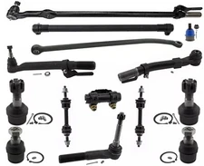 MOOG Front Steering 14 PCS Kit Tie Rod Ends Drag Link For Ford F250 F350 SD 4WD