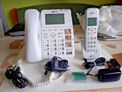 Geemarc AMPLIDECT 595 COMBI Schnurgebundenes Seniorentelefon Anrufbeantworter,