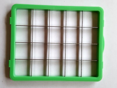 Genius Nicer Dicer Chef Messereinsatz 24x24  grün,weiß,grau,aubergine oder rot