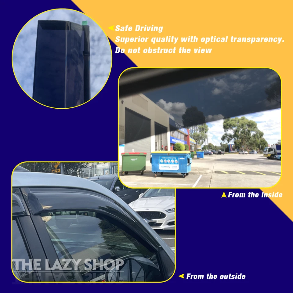 Weather shields Weathershields for Toyota Yaris Hatch 5D 2011-2020 Sun Visors - image 4 of 4