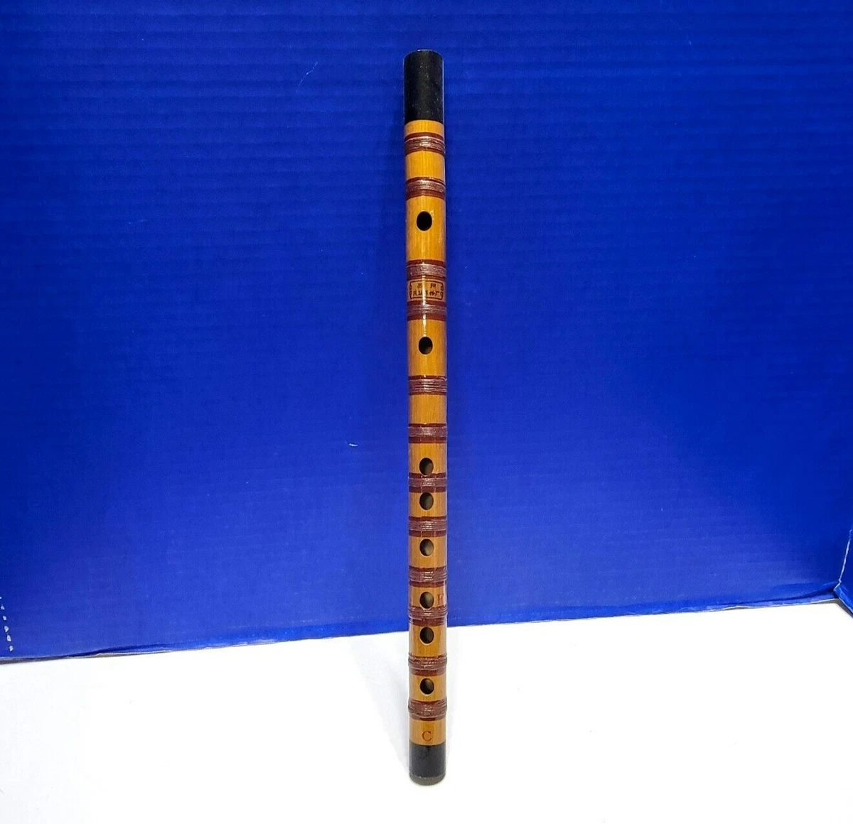 Vintage Long Bamboo Asian Wood Flute