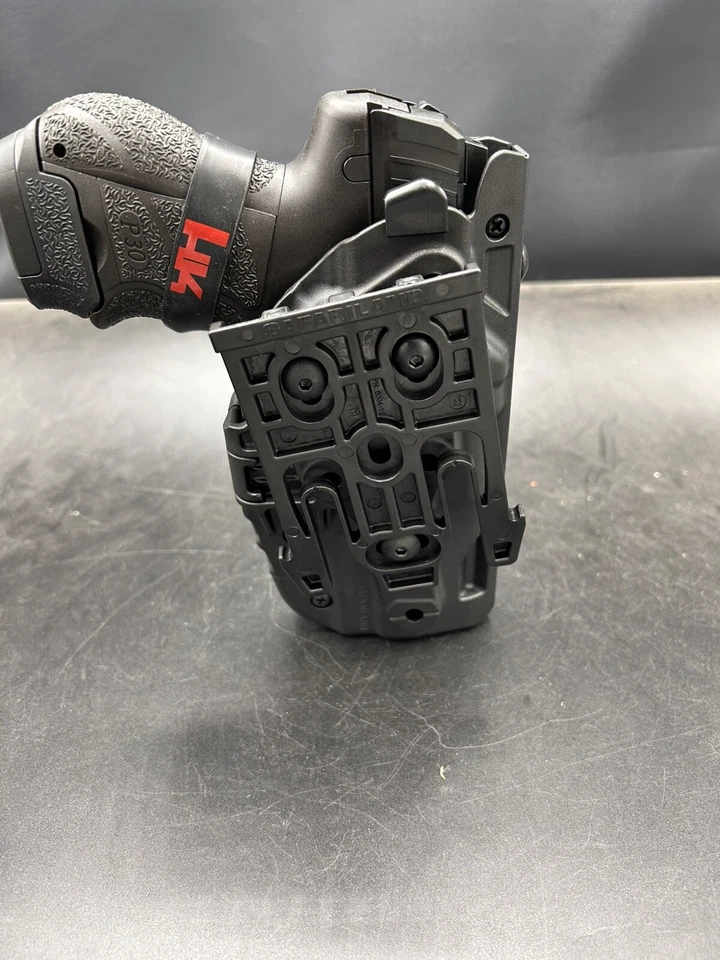 Safariland HK P30sk Black ALS LH Holster Heckler & Koch H&K 9mm 40 w QLS Fork - Image 4 of 4