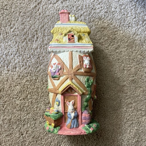 Deluxe Pasqua da Collezione The Egg House Vintage Porcellana Casa Coniglietto Primavera - Foto 2 di 11