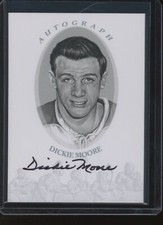 2010-11 ITG Enshrined Hockey Dickie Moore #A-DM Silver Version Autograph Auto