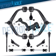Front Upper Control Arms Tierods Kit for Chevy Silverado GMC Sierra 2500 3500 HD