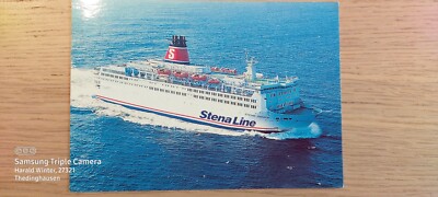 Postkarte Passagierschiff Stena Danica Stena Line ungel_
