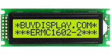 Low-Cost 1602 16x2 Charcter LCD Display Module Yellow Black Color