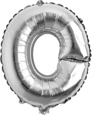 16" Inch Single Silver Alphabet Letter Number Balloons Aluminum Hanging Foil Fil
