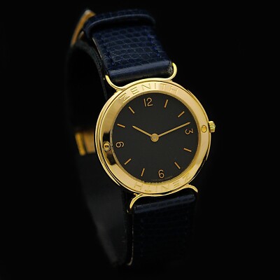 Zenith Lady 30mm Stahl Gold gewartet