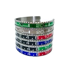 NEW Women/men Speedometer BraceletsStainless Steel Bangles Cuff Bangle Bezel