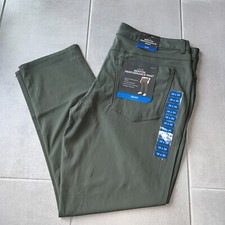 Member's Mark Men's Performance Slim Fit Benton Pant Green Size 38x30 NWT