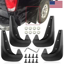 4PCS Mud Flaps for Car Universal Splash Guard PP Mudguards Fits Most Vehicles US