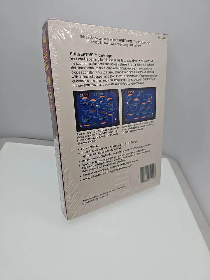 BurgerTime (Intellivision, 1983) New Sealed - Image 2 of 4