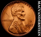 1947-D Lincoln Wheat Cent- Red Choice Gem Brilliant Uncirculated Luster #i8737