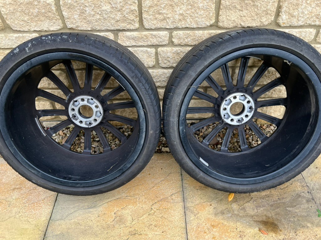 Mercedes 20" Turbine wheels W212 E Class Complete with Michelin PS3 Tyres - Image 10