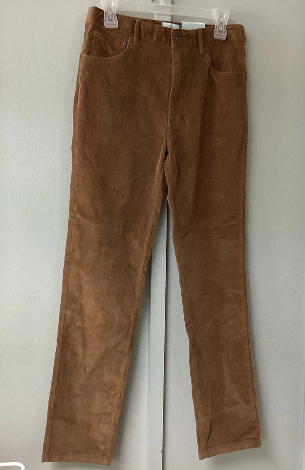 Nuevo CLASS CLUB Etiqueta Dorada Talla 18 Niños Pana Frente Plano Vestido Pantalones Beige Foto 4 de 4