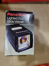 Vintage Pana-Vue 2 Lighted 2x2 Slide Viewer New Open Box