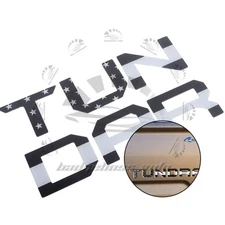 For Tundra Tailgate Insert Letters Emblem Badges USA Flag 3D Sticker 2014-2021