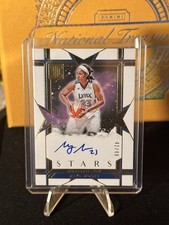 Maya Moore 2025 Panini Impeccable WNBA Stars Signatures Gold Auto Lynx /49