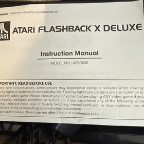 Atari Flashback X HDMI Retro Console 110 Built-in Games 2 Controllers AtGames￼