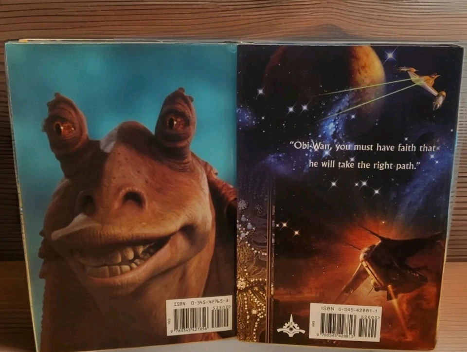 LOT Of 2 STAR WARS Phantom Menace / Attack of the Clones 1st Edition Book 1/2 - Image 2 of 4