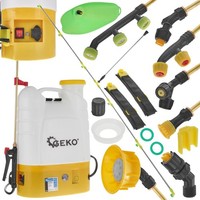 Geko Akku-RüCkenspritze 16 L Mit 35 W Motor Und 7 DüSen