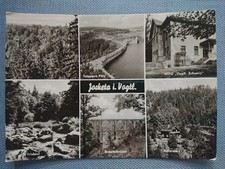 Old Postcard AK Jacketa Vogtland Pöhl Adlerstein Elstertal Trieb