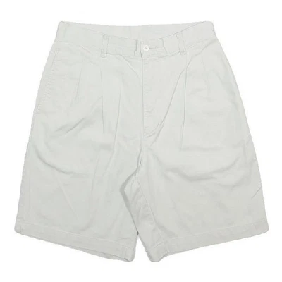 GIORDANO Femme Blanc Shorts Coton Décontracté Taille M W28 Poches - Photo 1/4