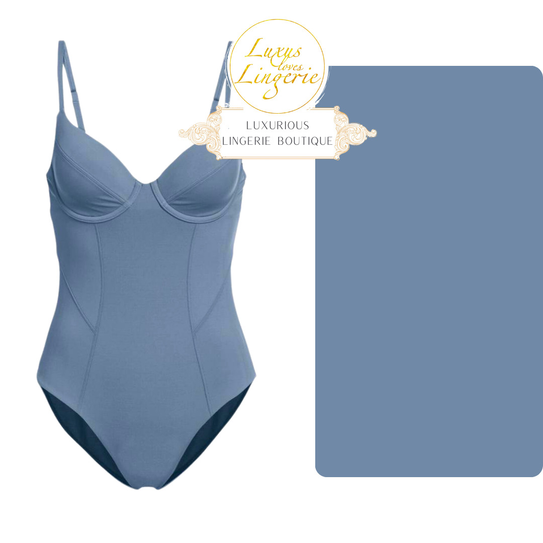 Essential One Piece Swimsuit By Wolford XS Pacific Blue Elegant