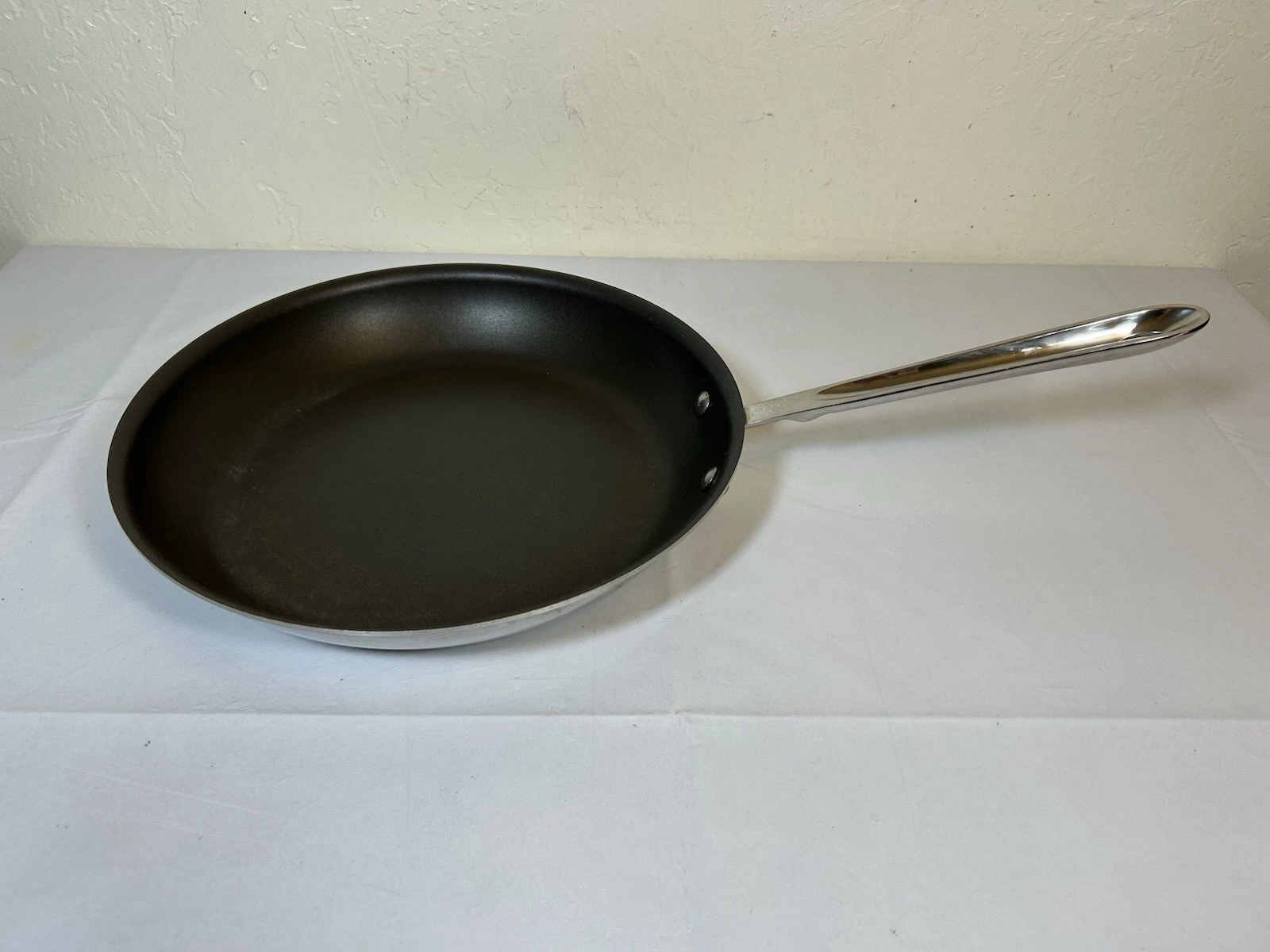 ALL-CLAD Metalcrafters Stainless Steel Nonstick 12" Fry Pan Skillet USA