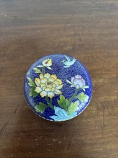 Lovely Vintage Cloisonné Trinket Box