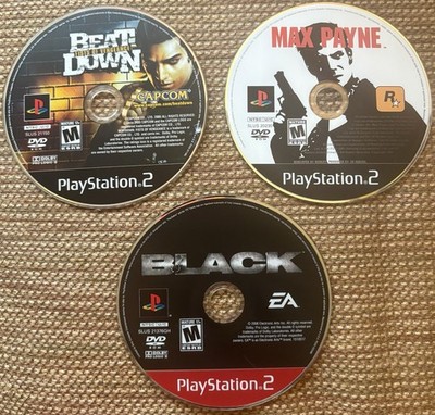 Ps2 Crime Games (Black, Max Payne, Beat Down)
