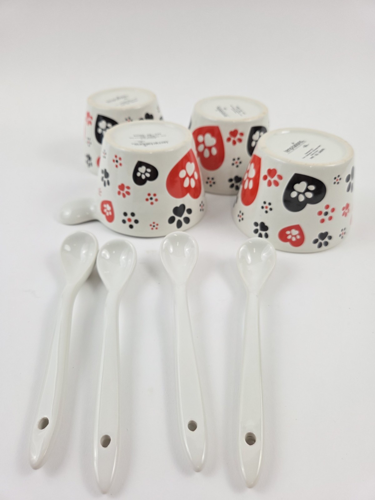 Pawfetti Temp-tations Pawfetti Petite Serving Bowls with Spoons | eBay