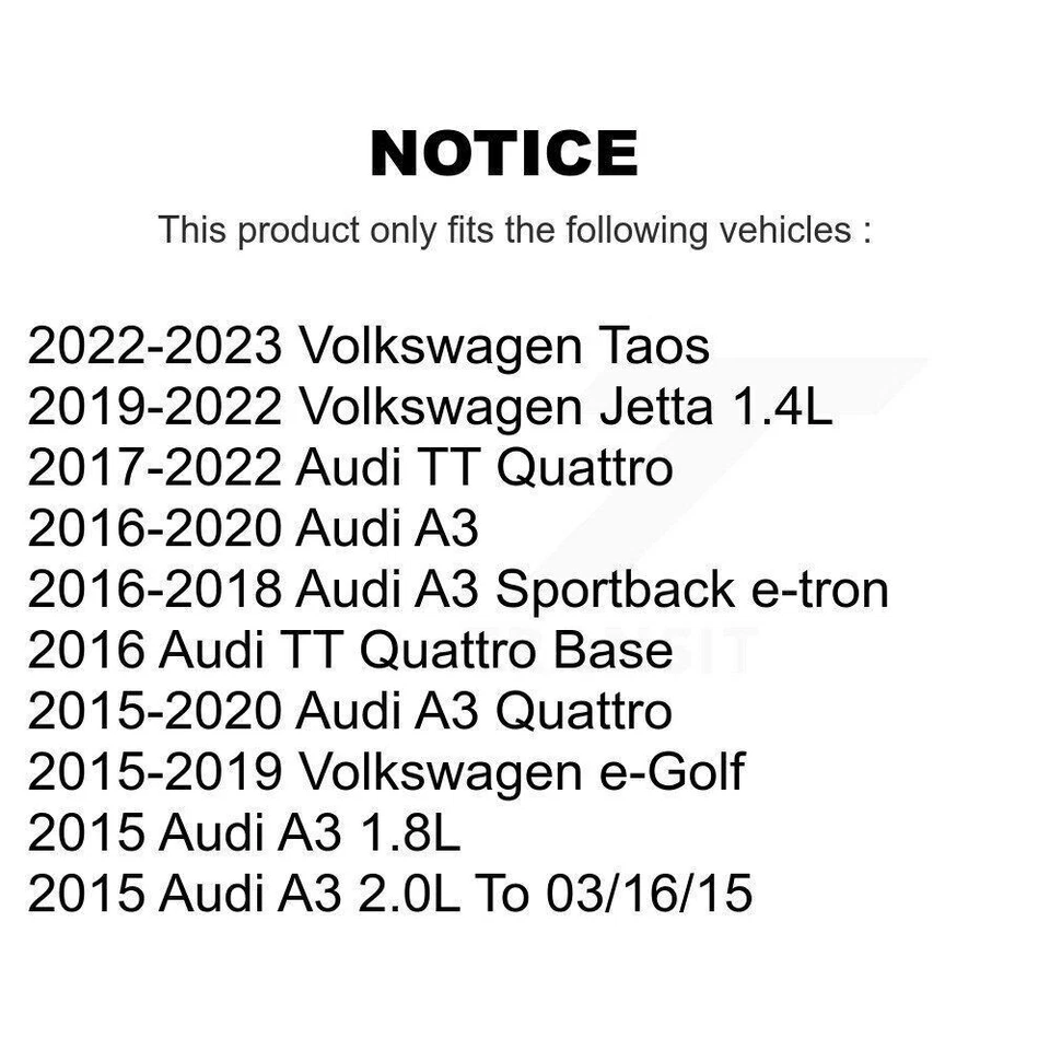 Kit completo de frenos delanteros traseros | Se adapta a varios modelos Audi VW Foto 2 de 4